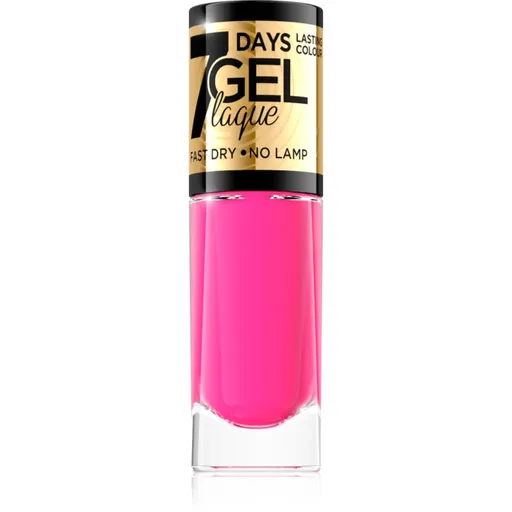 Eveline Cosmetics 7 Days Gel Laque Nail Enamel gelový lak na nehty bez užití UV/LED lampy odstín 48 8 ml
