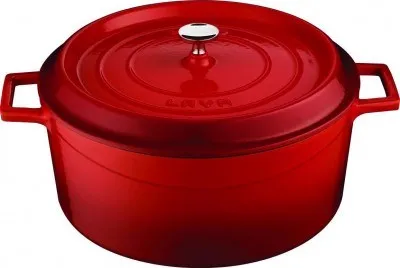 LAVA Metal Litinový hrnec kulatý 28 cm, pr. 28 cm