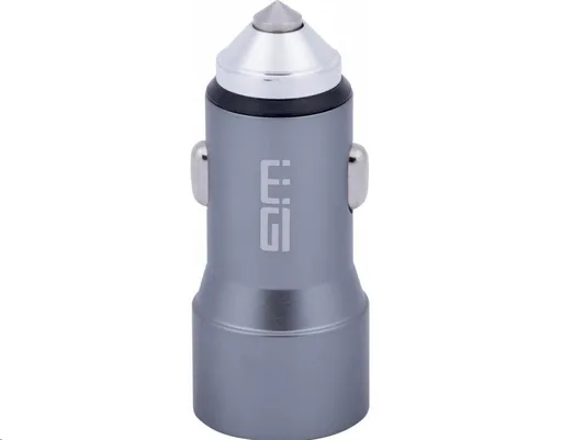 WG - Nabíječka do auta 2x USB 58, 5W, 1x USB-C PD 36W + 1x USB-A 22.5W, stříbrná