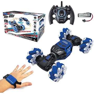 Lexibook Extreme Crosslander Programovatelné auto se světly, zvuky a ovládáním na zápěstí  (3380743086613)