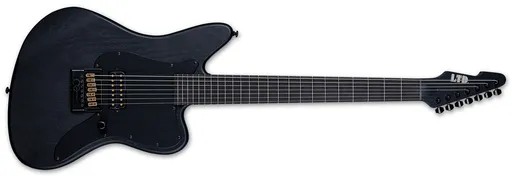 ESP LTD Alex Wade AW-XJ7 Baritone Evertune Black Open Grain Satin