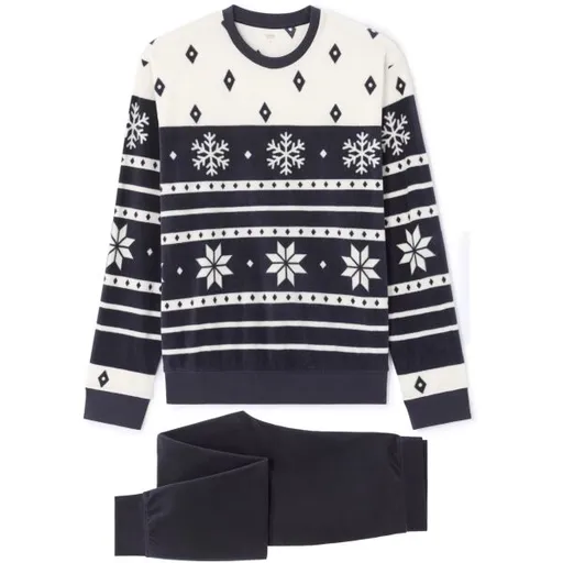 CELIO XMIPYJAK Pánské pyžamo v dárkovém balení, tmavě modrá, velikost