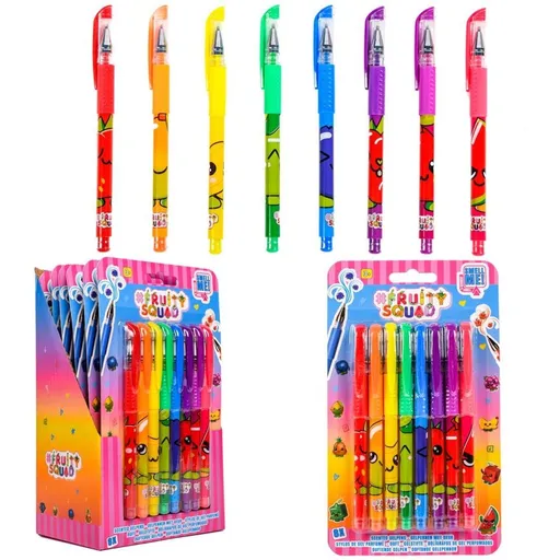 Gelová pera voňavá 8 ks