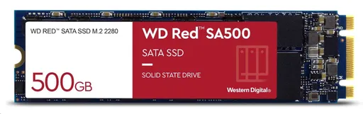 WD RED SSD 3D NAND WDS500G1R0B 500GB M.2 SATA Powered by SanDisk, (R:560, W:530MB/s)