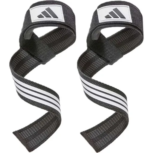 adidas LIFTING STRAPS Trhačky, černá, velikost