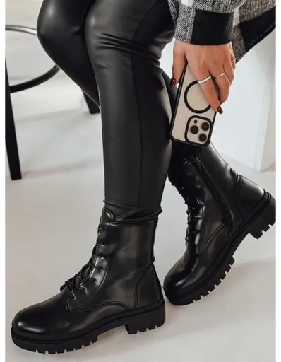 Dámské pytlovité kozačky STYLOBOSS černé