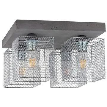 Stropní svítidlo GITTAN 4xE27/25W/230V beton (117427)