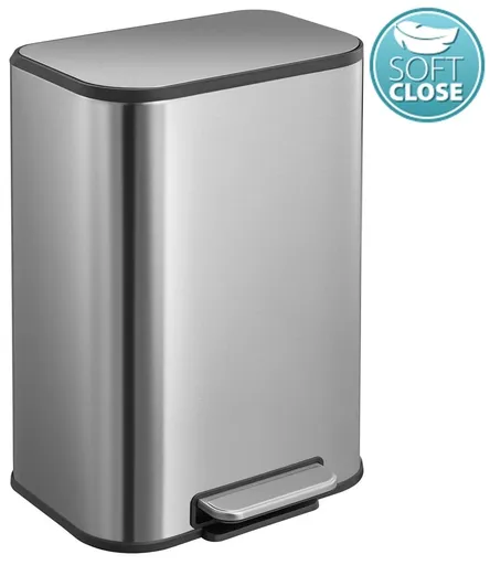 SAPHO Odpadkový koš 5l, Soft Close, nerez mat DR101
