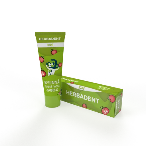 Herbadent Kids Bylinná zubní pasta jablko 75 g