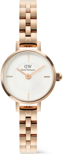 Daniel Wellington Petite Mini 19 Arch 3-Link White Rose Gold DW00100854