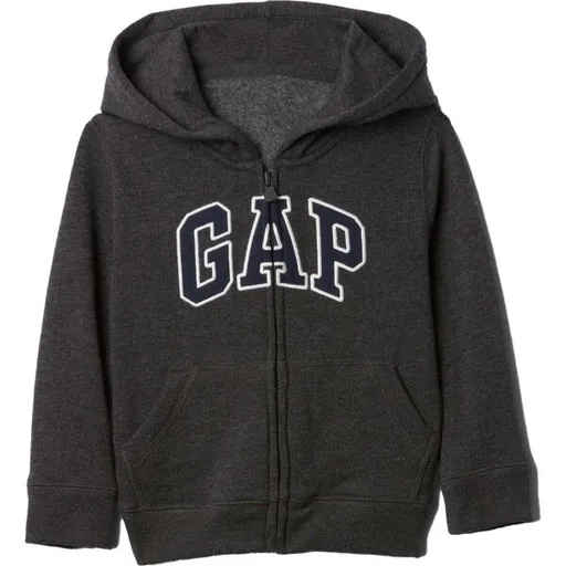 GAP V-LOGO FZ Dětská mikina, tmavě šedá, velikost 5Y