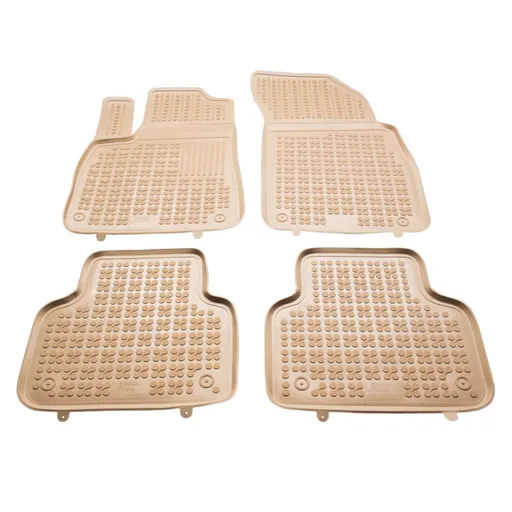 Gumové autokoberce Rezaw-Plast Audi Q7 2015- (béžové)