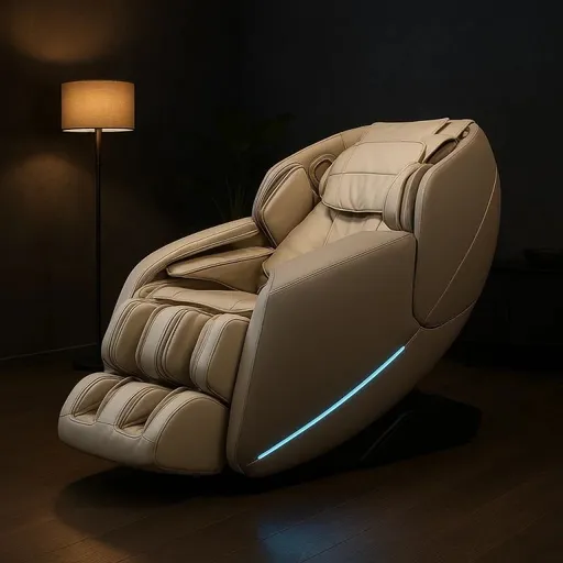 Masážní křeslo MAXXUS MX 10.0 Zero champagne/béžová