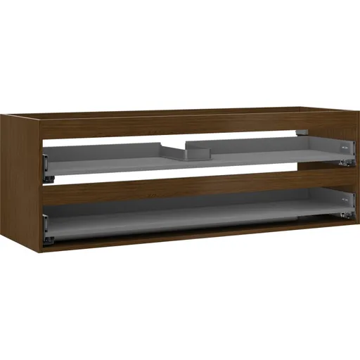 MEXEN Box-A skříňka pro umyvadlo 140, 2 zásuvky, ořech 91AX0-1400-470-2-86