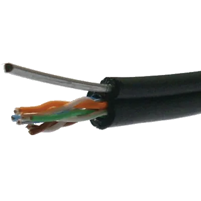 DATACOM UTP drát Cat5e 305m samonosný OUTDOOR blk