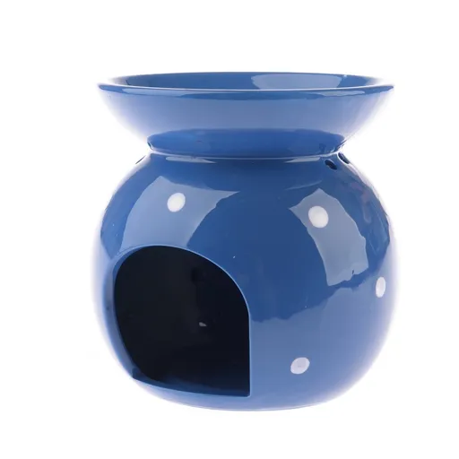 Porcelánová aromalampa Abuela modrá,  9,8 x 12,5 cm