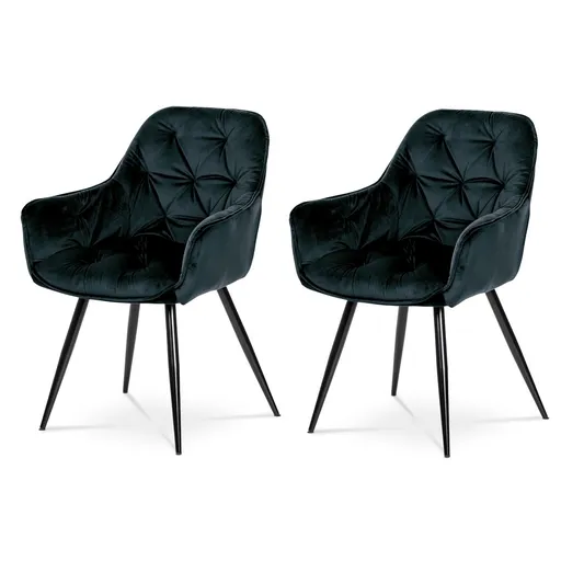 Sada jídelních židlí DCH-421 BK4, 2 ks