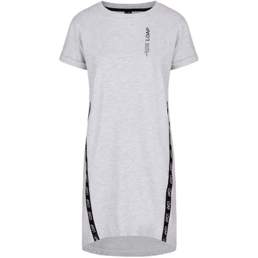 LOAP EWELINA Dámské šaty, šedá, velikost