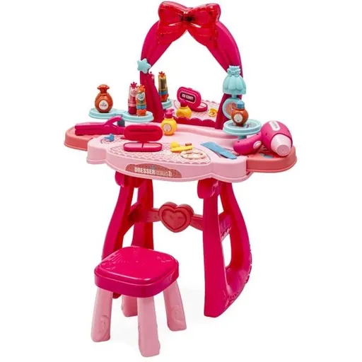 BABY MIX TOALETNÍ STOLEK Dětský stůl, růžová, velikost