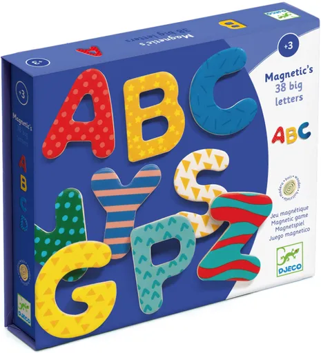 Magnetická dřevěná abeceda