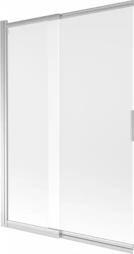 MEXEN Fox 2-křídlá posuvná vanová zástěna 120 x 150, dekor, chrom 891-120-002-01-30