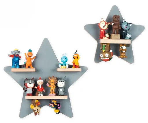 VCM Police Boarti Tonie - Star Set, šedá