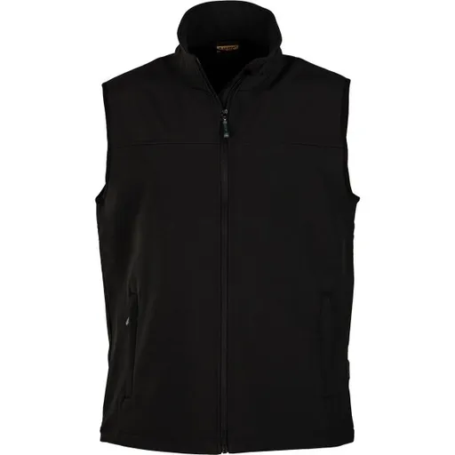 Hi-Tec LUMAN SOFTSHELL VEST Pánská softshellová vesta, černá, velikost