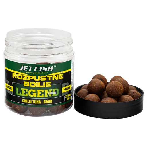 Jet fish rozpustné boilie legend range chilli tuna chilli 250 ml - 24 mm