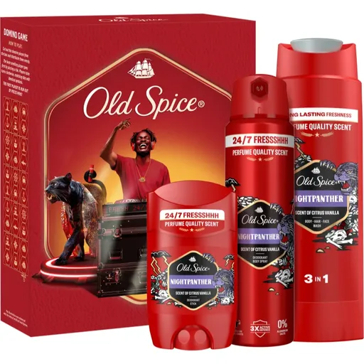 Old Spice Nightpanther DJ dárková sada pro muže