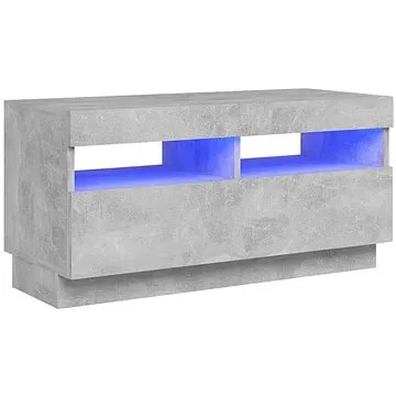 SHUMEE s LED osvětlením betonově šedý 80 × 35 × 40 cm (804449)