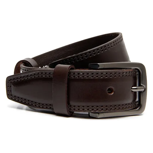 Pánský kožený opasek The Chesterfield Brand Karlo - hnědá