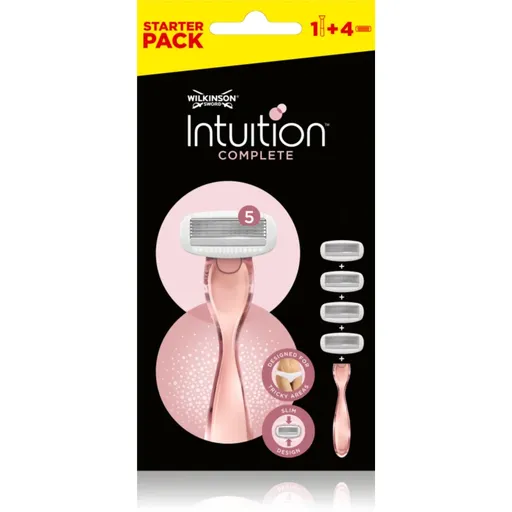 Wilkinson Sword Intuition Complete holicí strojek + náhradní hlavice 4 ks