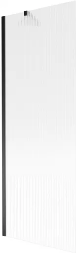 MEXEN/S Next vanová zástěna FIX 70 x 150, proužky, černá 895-070-000-00-09-70