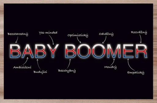Prostírání Baby Boomer – vlastnosti