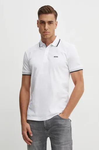 Bavlněné polo tričko BOSS Green Paddy