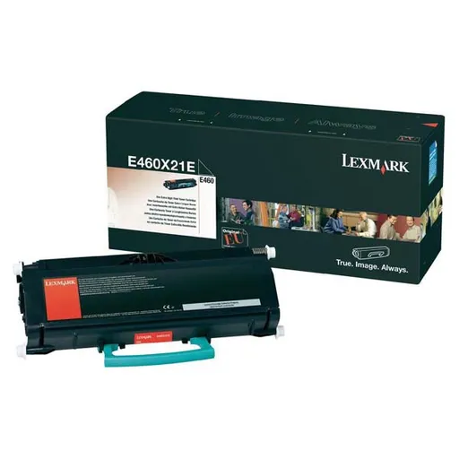LEXMARK E460X31E - originální toner, černý, 15000 stran
