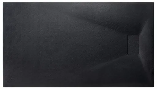 BESCO Obdélníková sprchová vanička VEXO černá Barva Černá , Nožičky k vaně Bez nožiček, Rozměr A 150, Rozměr B 90 VEXOOBD1590B