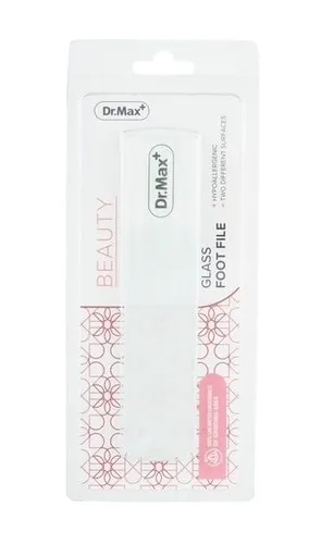 Dr. Max Skleněná škrabka na paty 1 ks