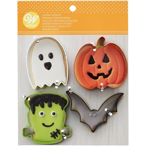 Cakesupplies Sada vykrajovátek - Halloween Frankenstein 4 ks