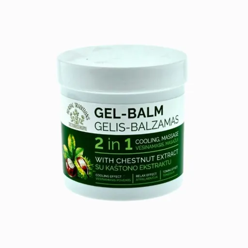 Krémový gel-balzám na nohy s jírovcem maďalem – 250 ml – Herbal Traditions