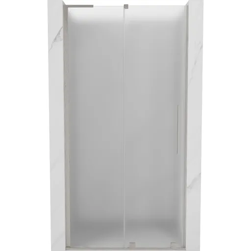 MEXEN/S Velar L posuvné sprchové dveře 120, dekor, nikl kartáčovaný 871-120-003-31-97