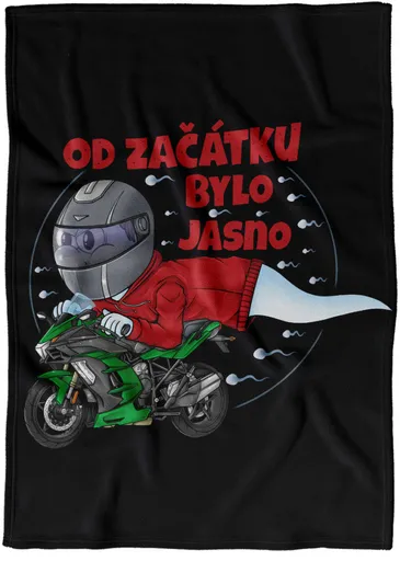 Deka Motorkářská spermie (Podšití beránkem: NE)