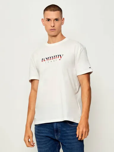 Tommy Jeans pánské bílé triko DM0DM21978YBL S