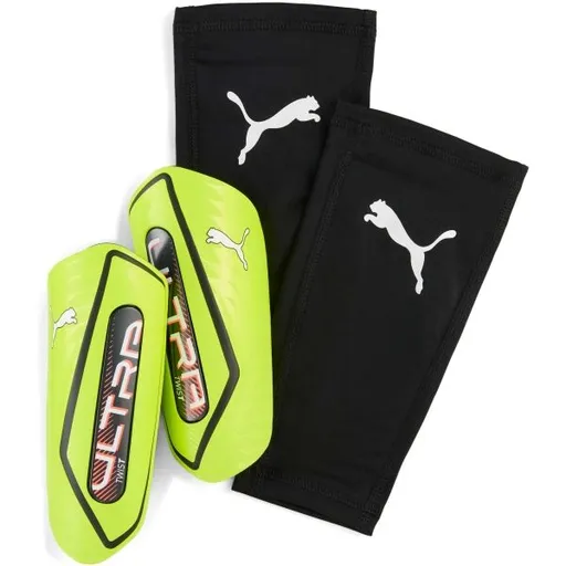 Puma ULTRA TWIST SLEEVE Fotbalové chrániče, žlutá, velikost