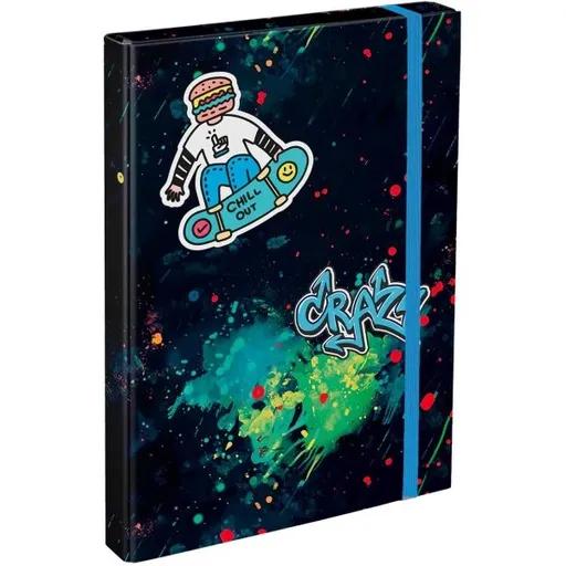 BAAGL CHILL Desky na školní sešity A4, černá, velikost