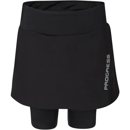 PROGRESS VUELTA SKIRT Dámská cyklistická sukně, černá, velikost