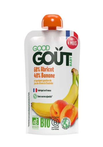 Good Gout BIO Meruňka s banánem 4m+ 120 g