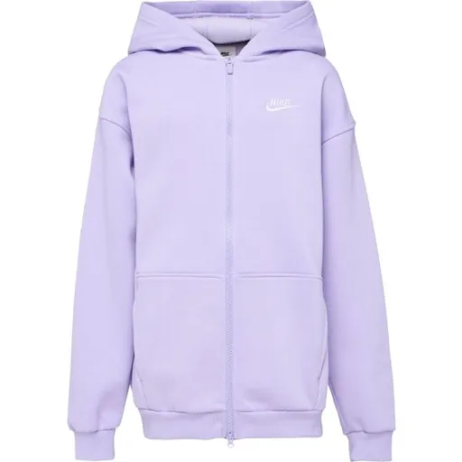 Nike SPORTSWEAR Dívčí mikina, fialová, velikost