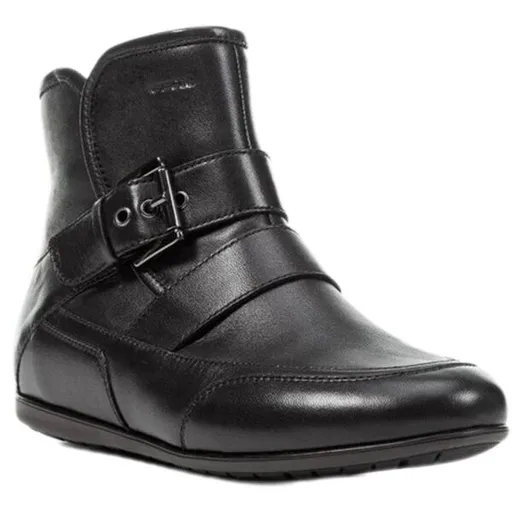 Geox D NEW MOENA Dámská kotníková obuv, černá, velikost