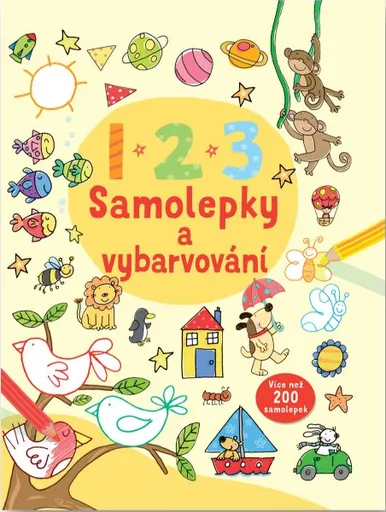 123 Samolepky a vybarvovaní - Lamb Stacey, Claire Ever